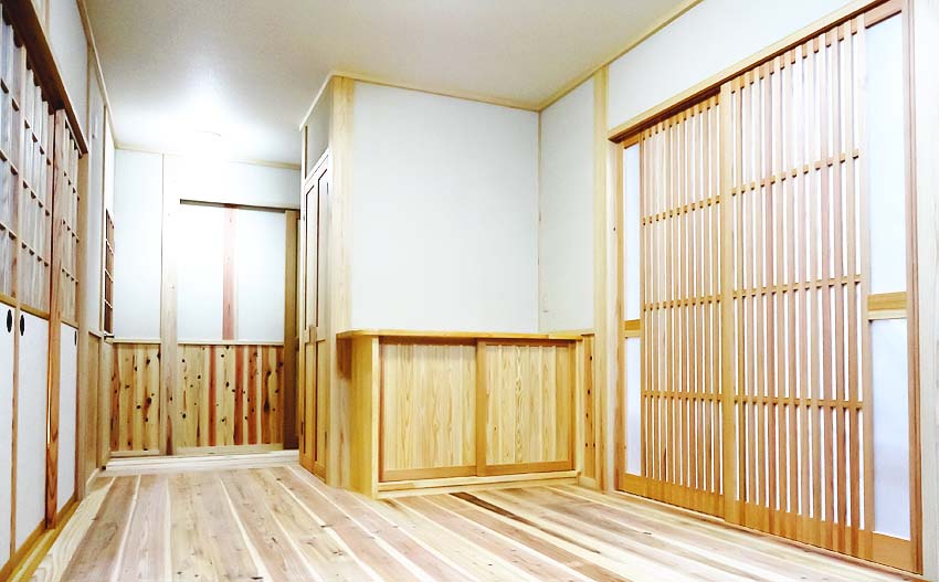 真壁づくりの家は日本古来の伝統技法